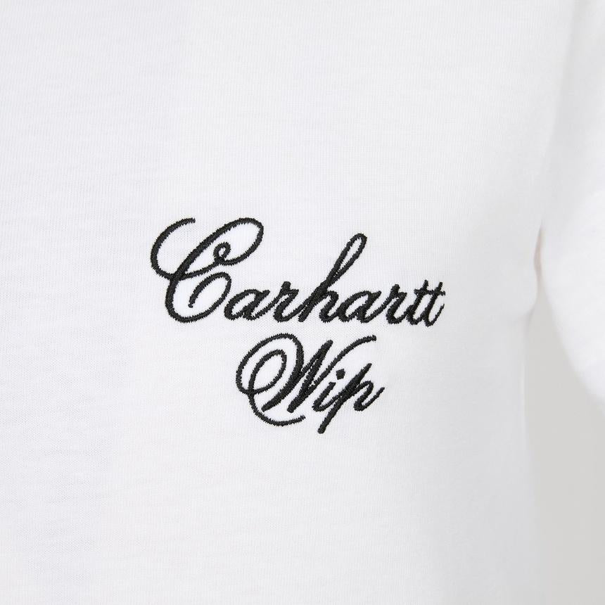 Carhartt WIP Gracious Logo Women’s Short Sleeve T-Shirt Gray