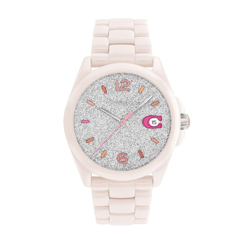 Coach Pink Ceramic Grayson Women’s Watch 14503939