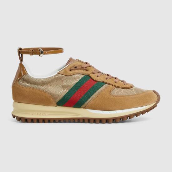 GUCCI Remotion Low-Top Sneakers White Leather Women’s