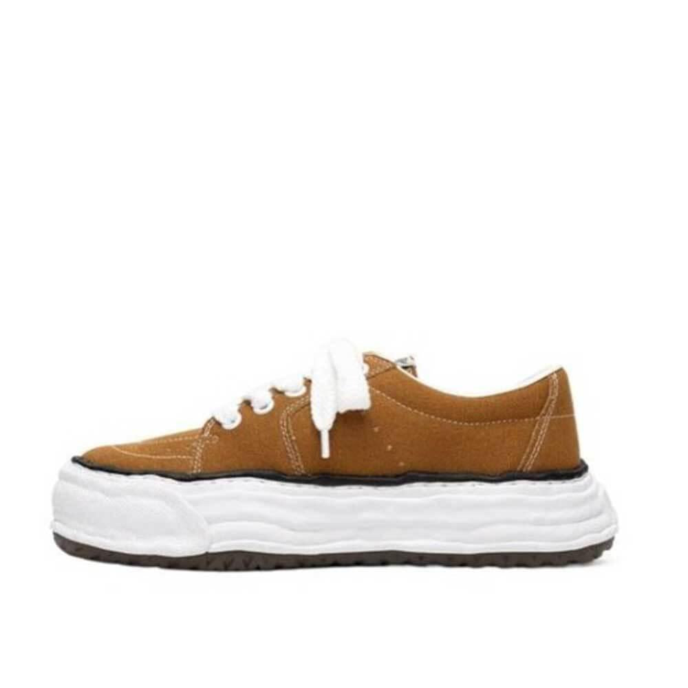 Maison Mihara Yasuhiro Brown Canvas Baker 26 OG Sole Low-Top Sneakers A16 FW704
