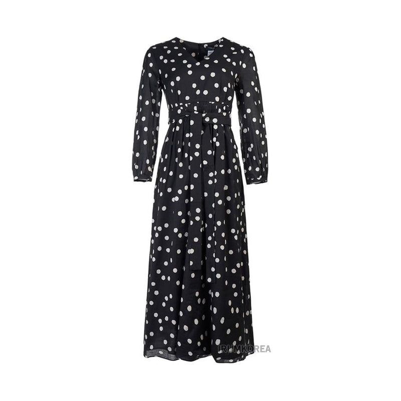 Max Mara LEILA Cotton Long Dress Women Beige