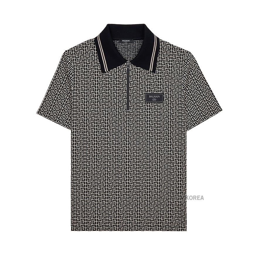 Balmain PB Polo T-Shirt for Men SS25 EH1GC027 BC90 GFE