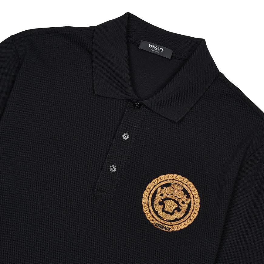 Versace Men’s Chain Crest T-Shirt 1013906 1A13413 1B000