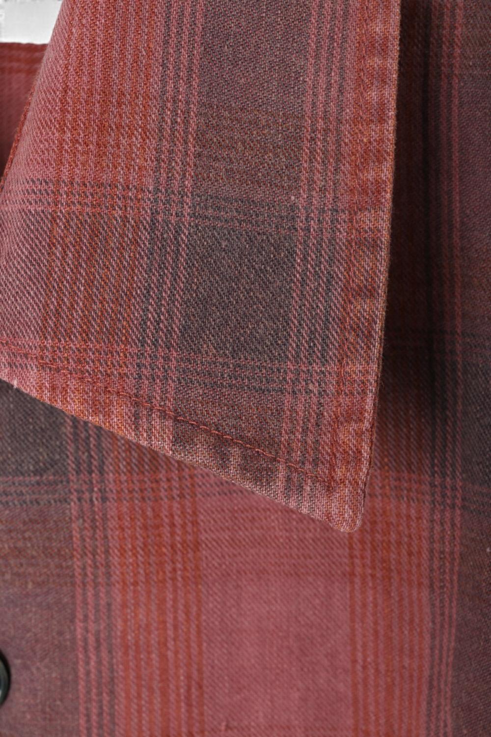 OUR LEGACY Idaho Flannel Check BORROWED Long Sleeve Shirt