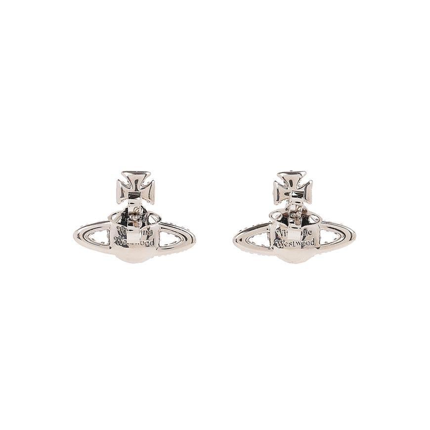 Vivienne Westwood Grace Bas Relief Earrings Silver-Tone Jewelry