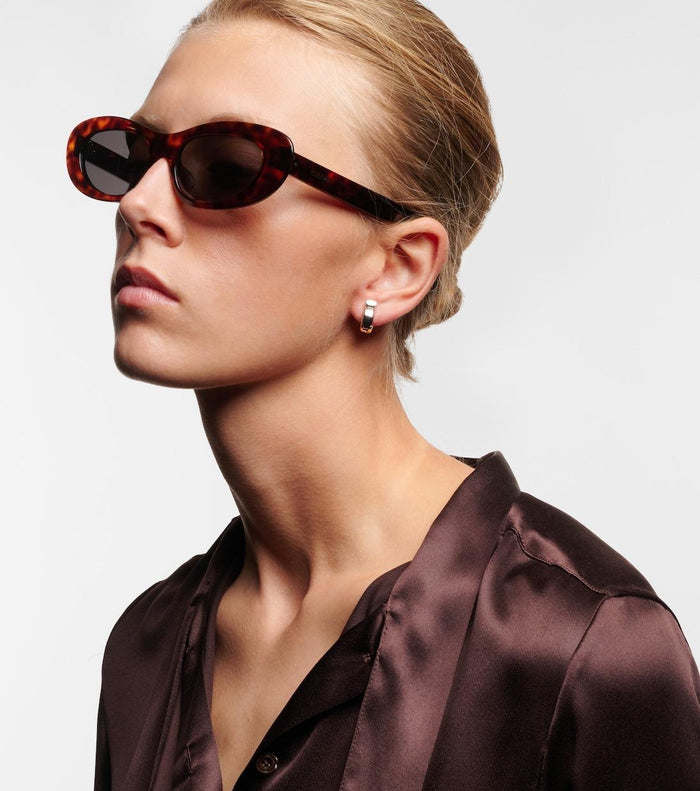 CELINE Cat Eye Sunglasses Black Acetate Women’s