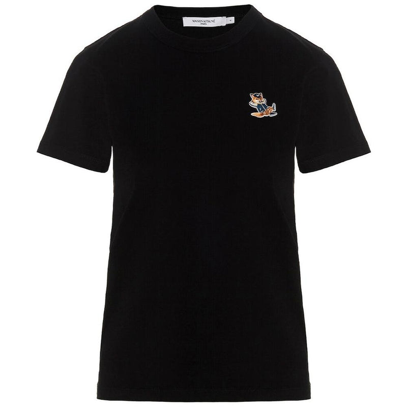 Maison Kitsune Dressed Fox Logo T-Shirt Black KW00107 KJ0008 P199