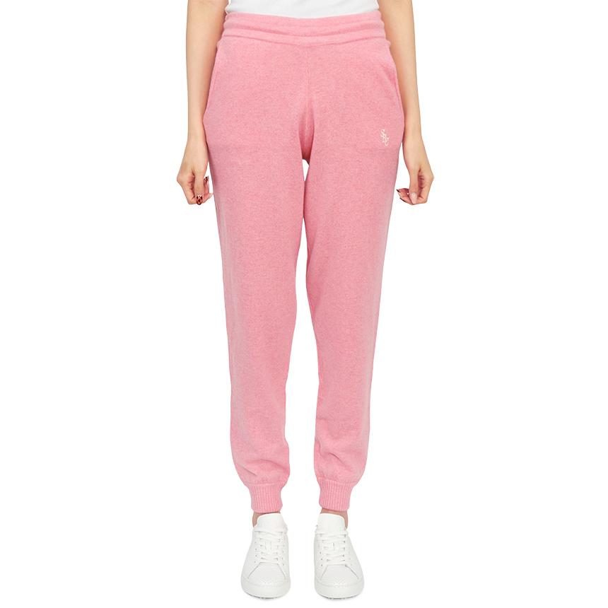 SPORTY&RICH Women’s Pink Sweatpants Classic Pants