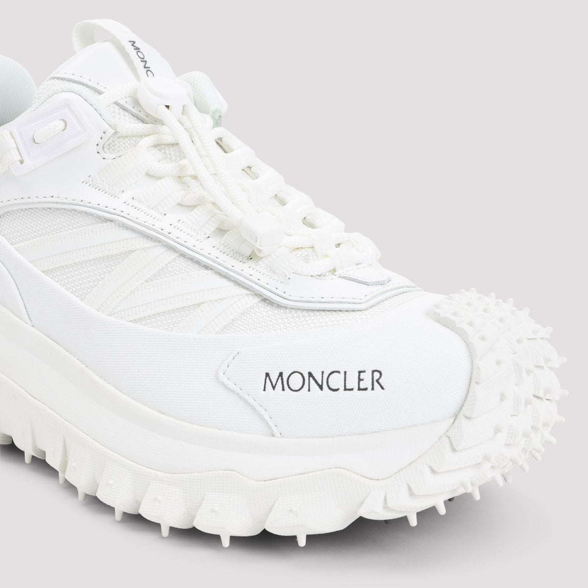 Moncler Leather Low-Top Sneakers White Women’s