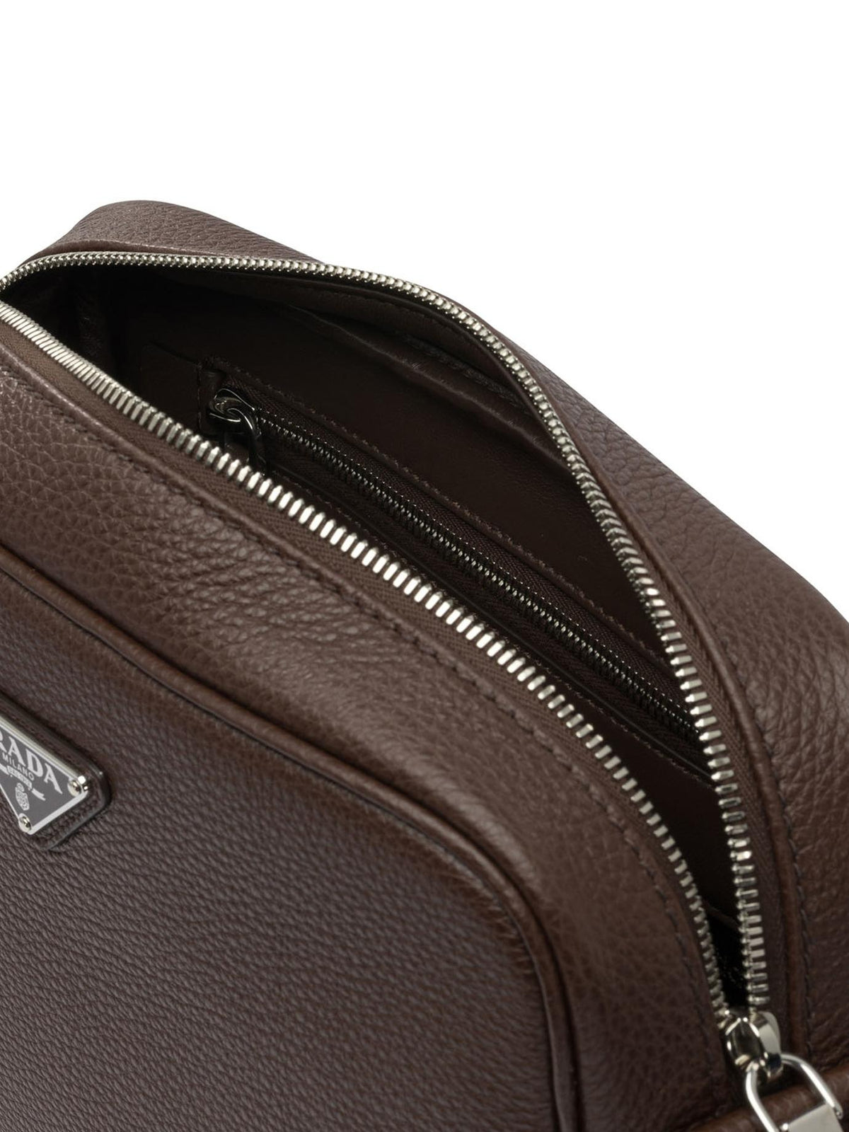PRADA Black Saffiano Leather Crossbody Bag for Men