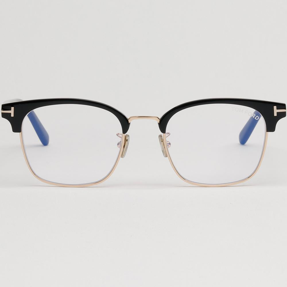 TOM FORD Blue Light Blocking Semi-Rim Browline Eyeglasses Unisex TF6001KB 001