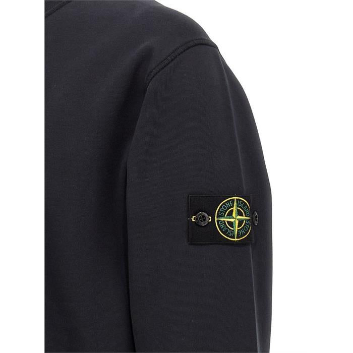 STONE ISLAND Crewneck Sweatshirt Men’s Cotton Pullover Black