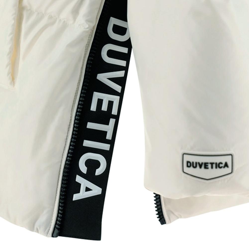 Duvetica CALLIA Logo Patch Hooded Puffer Jacket White VDDJ10126I0001 WHS