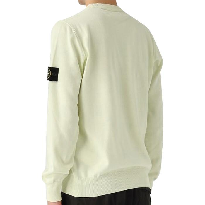 STONE ISLAND Men’s Logo Patch Crewneck Knit Sweater 5100053 S00B2 V0095