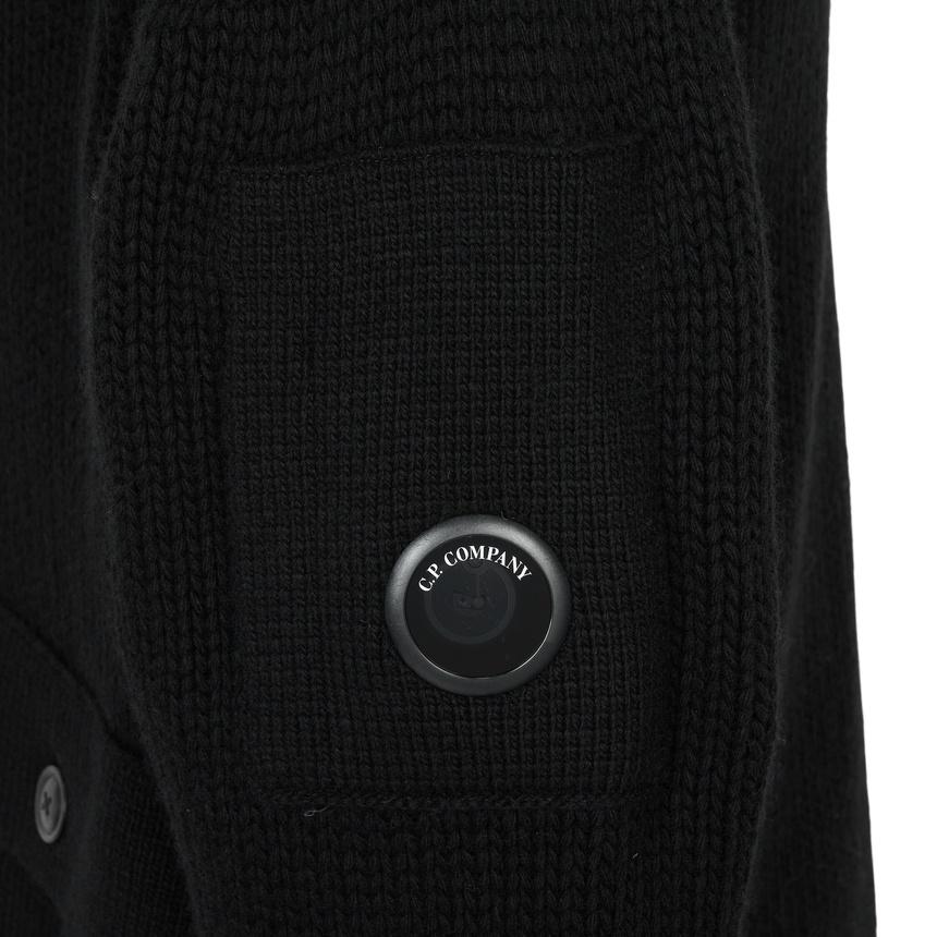 CP Company Men’s Knit Cardigan Black