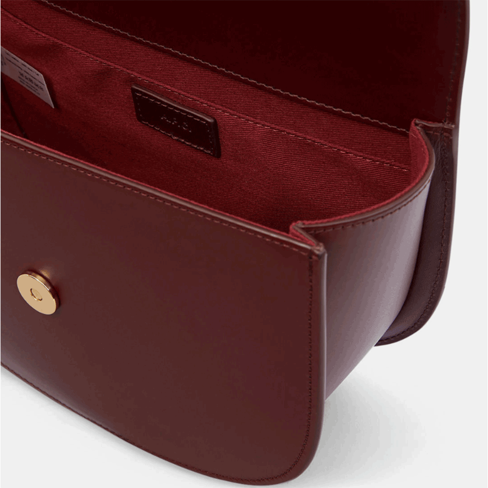 A.P.C. Geneva Leather Crossbody Shoulder Bag