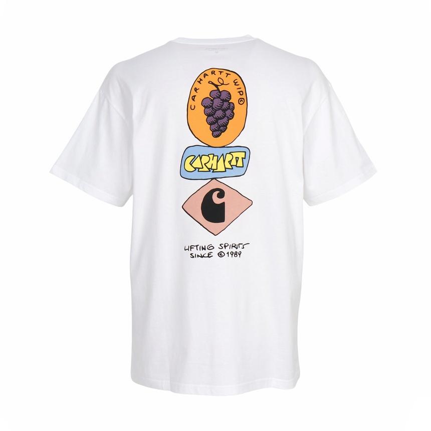 Carhartt Stacked Grape Logo Men's Short-Sleeve T-Shirt