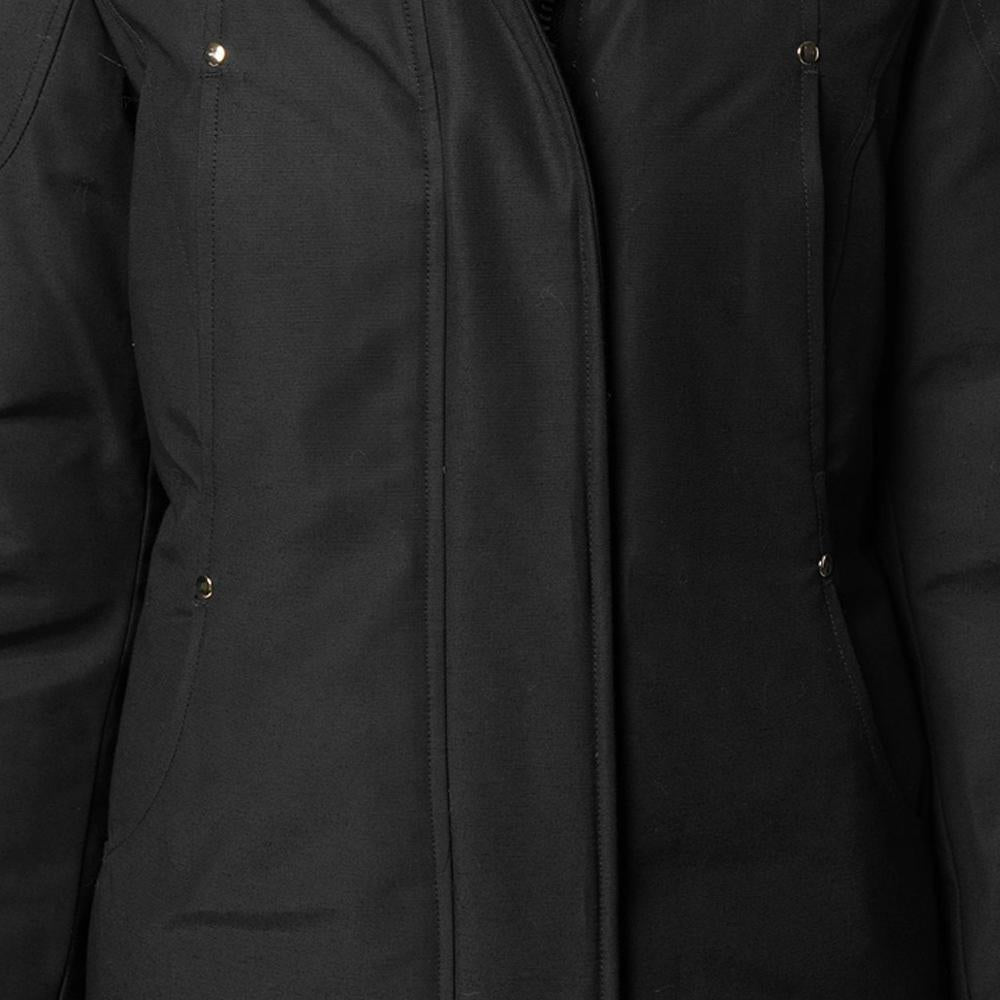 Moose Knuckles Grand Métis Fox Fur Down Puffer Jacket Black