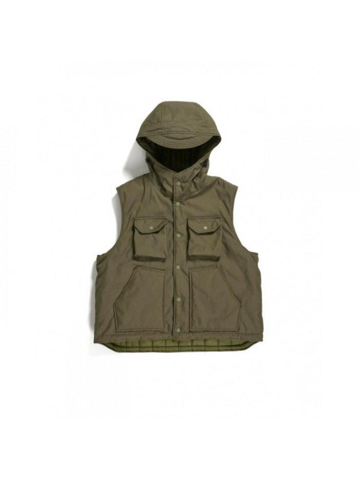 Engineered Garments Olive CP Weather Field Vest 24F1C004 PS141 EU001