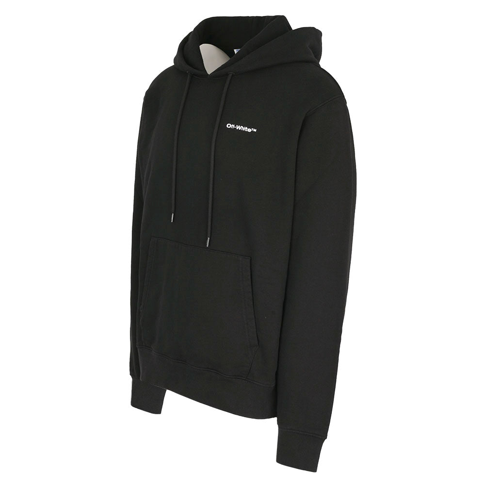 OFF WHITE Men's Logo Pullover Hoodie OMBB097F22FLE015 1001