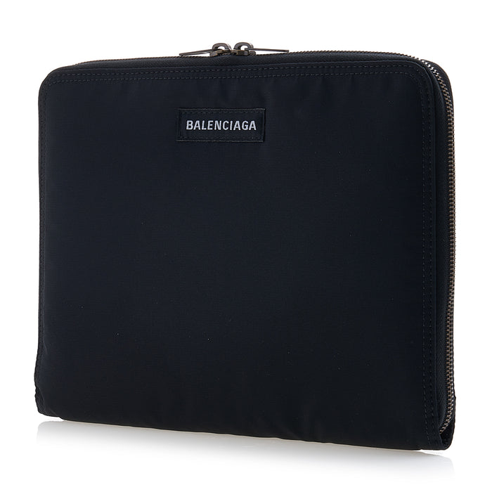 BALENCIAGA Men's Logo Patch Clutch Bag 704565 2HM3T 1000 1
