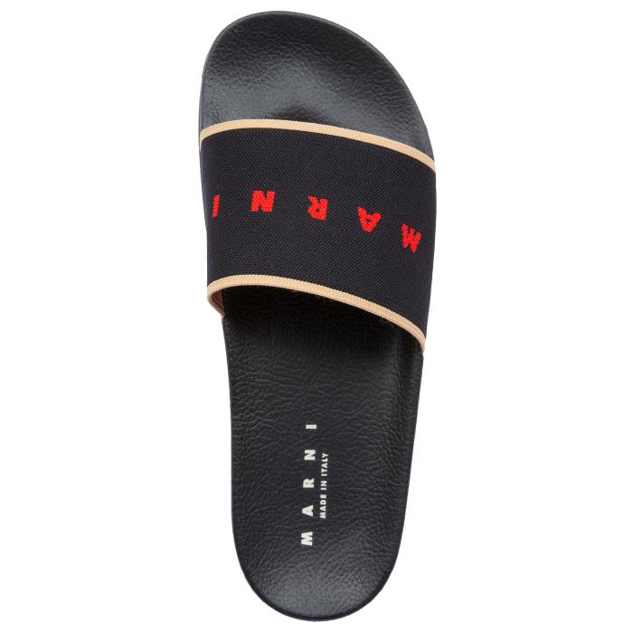 Marni Men’s Logo Slide Sandals