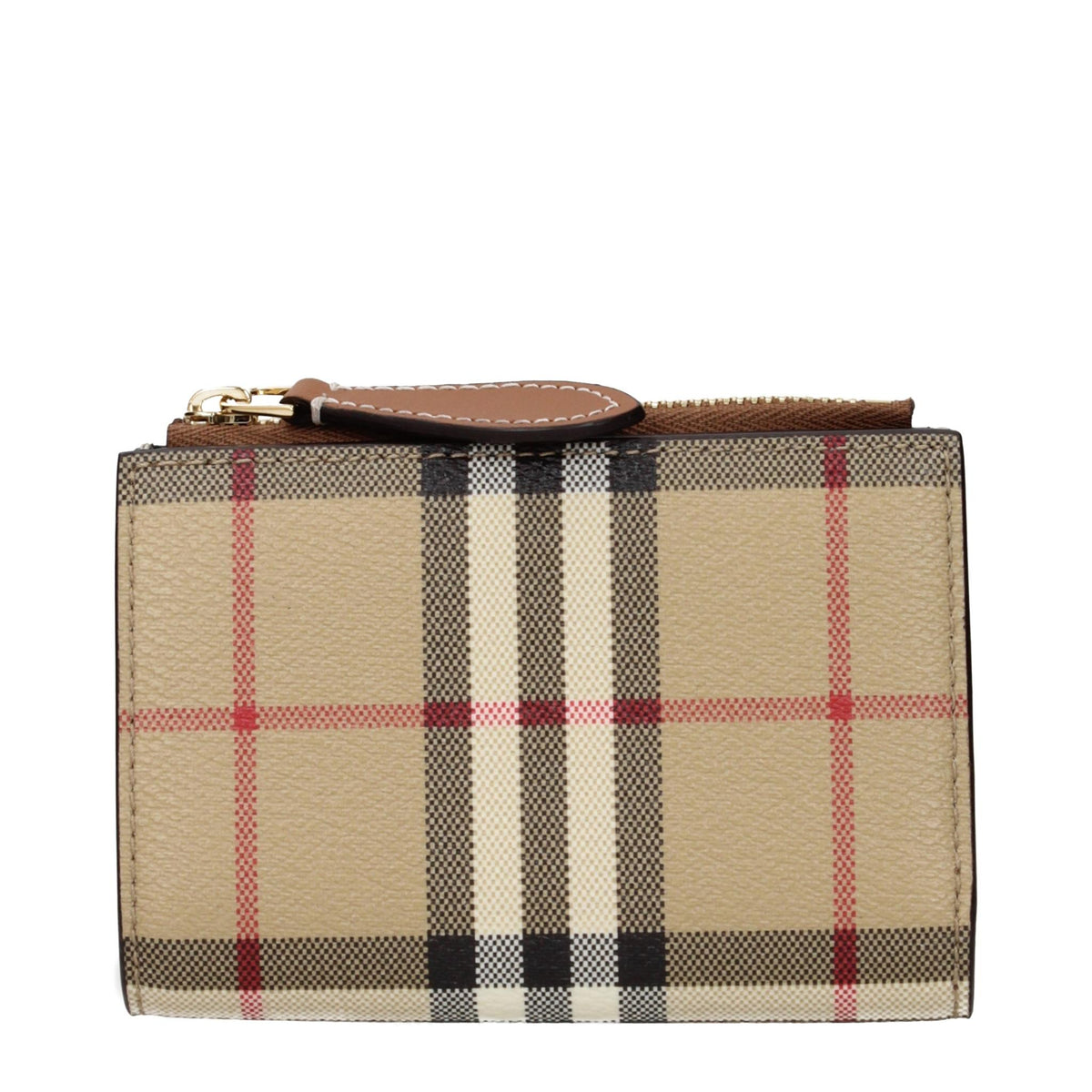 BURBERRY Leather Card Holder Wallet Black