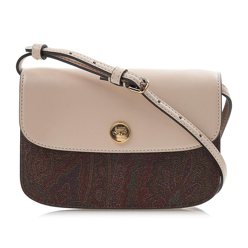 Etro Paisley Leather Crossbody Bag