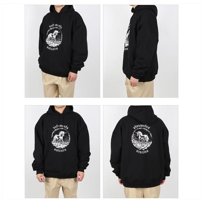 Vetements Double Unicorn Print Hoodie UE52TR430B 1605 B