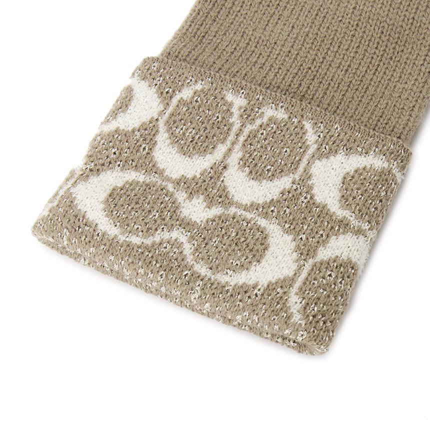 Coach Women’s Knit Gloves and Beanie Set COWC554585 015