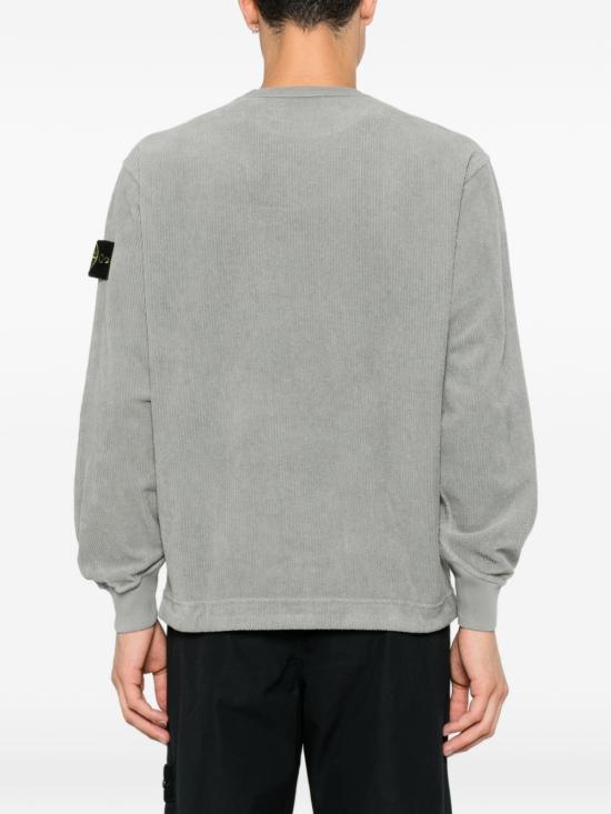 STONE ISLAND Long Sleeve Sweatshirt for Men L2S15 6100030 S0444 V0060 GRAY DOM