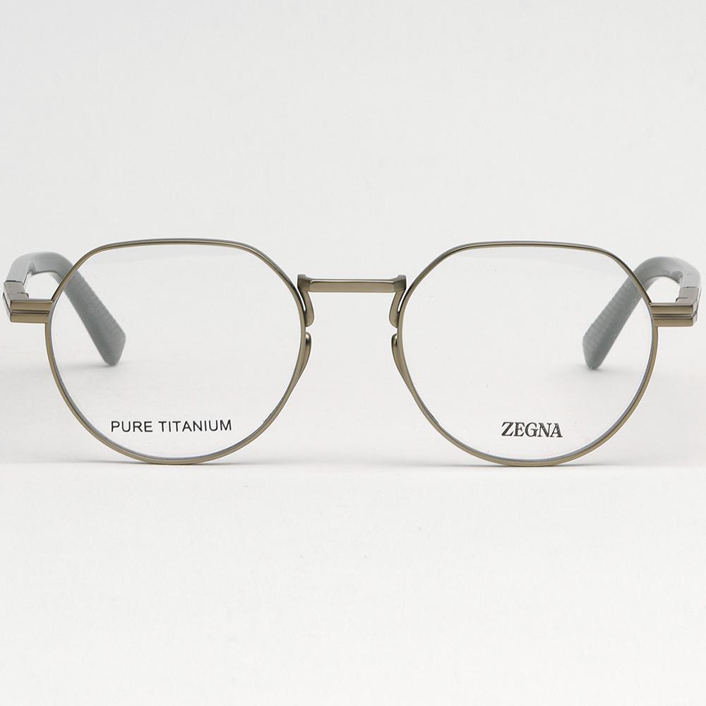 Zegna Titanium Eyeglass Frames Asian Fit Unisex Luxury Glasses EZ5290 D 032