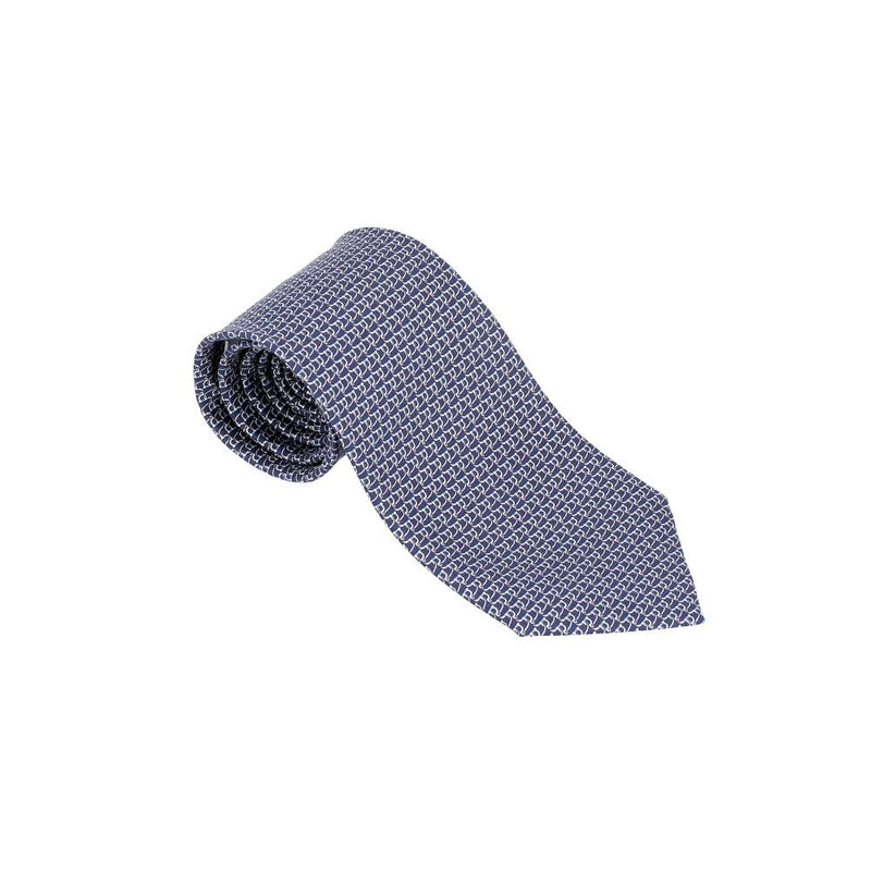 Ferragamo Gancini Trico Print Silk Men’s Tie 35 1323 0789040