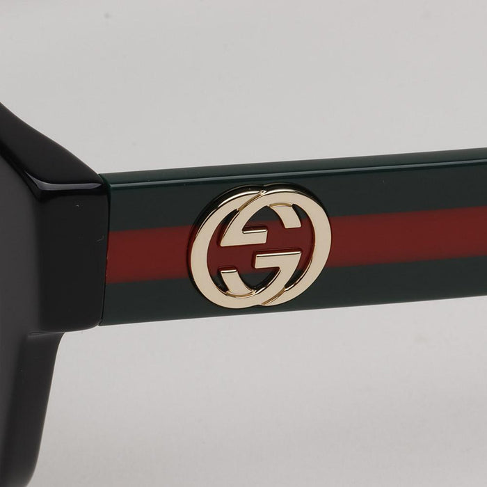GUCCI Tortoise Stripe Asian Fit Unisex Sunglasses