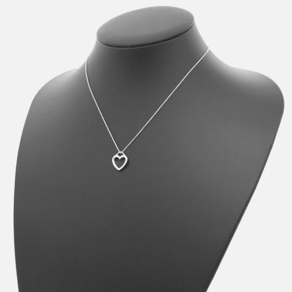 Tiffany & Co 925 Sterling Silver Sentimental Heart Necklace