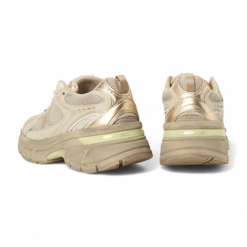 GOLDEN GOOSE Lightstar Men’s Low-Top Sneakers White Leather