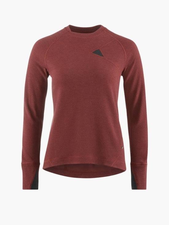 Klattermusen Madder Red Long Sleeve Sweatshirt Women 20644 W02 217