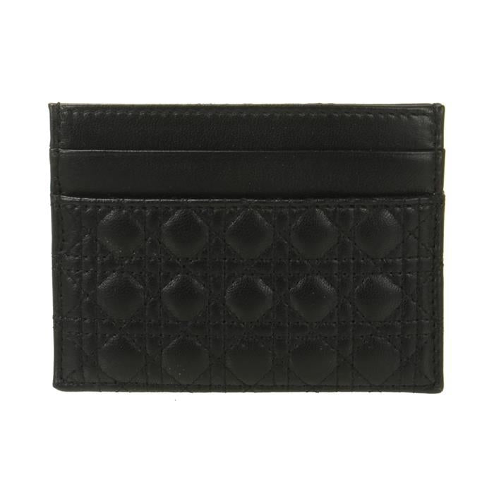 DIOR Baby Bow Freesia Leather Card Holder Wallet