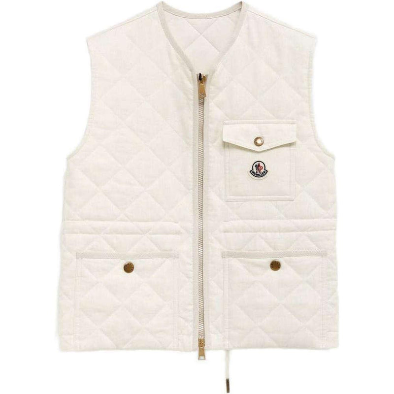 Moncler VIGNY White Women’s Down Puffer Vest