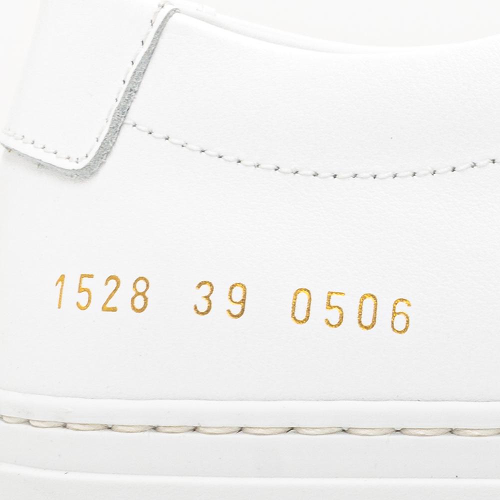 Common Projects Achilles Low White Leather Sneakers Unisex