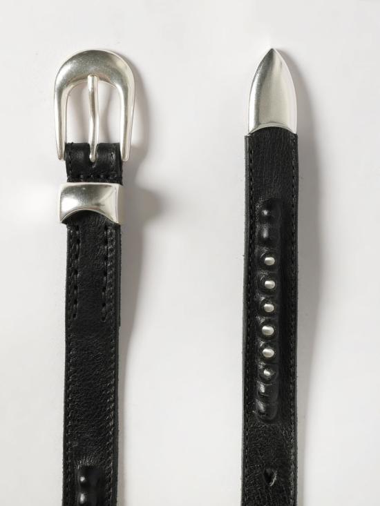 OUR LEGACY Black Leather Regular Belt