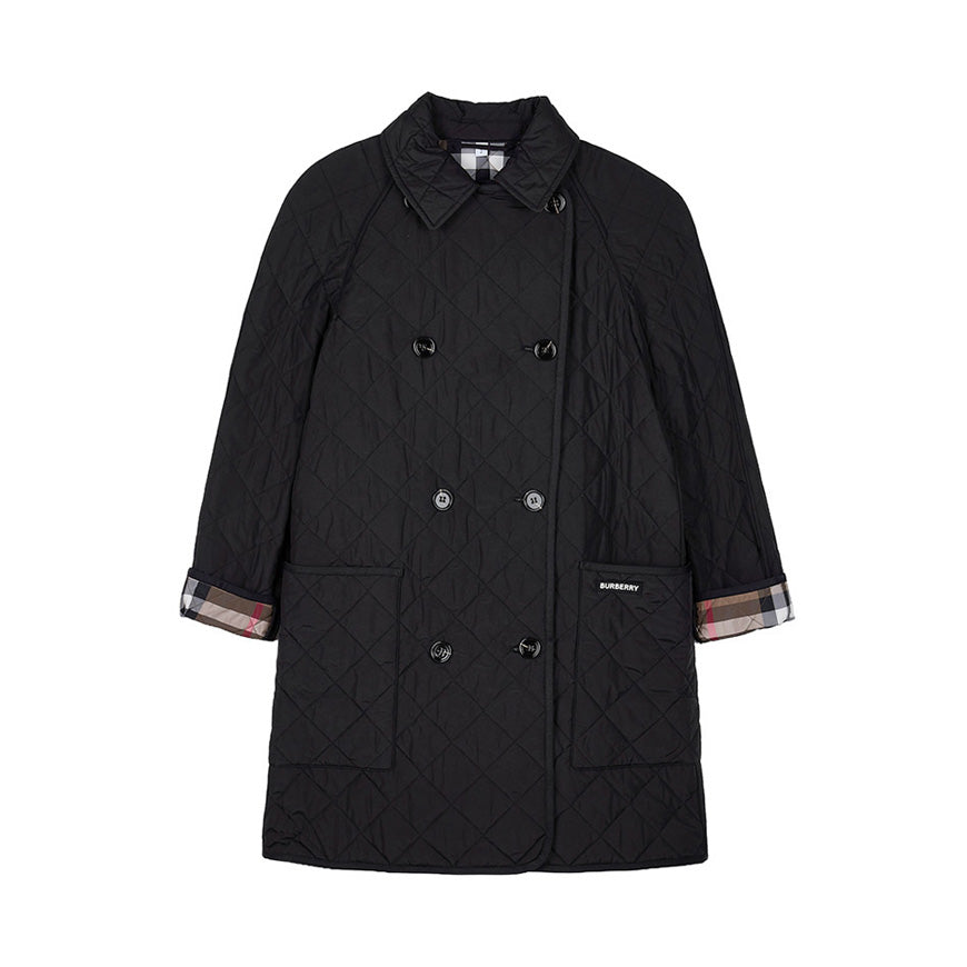BURBERRY Women’s Tything Quilted Jacket Black