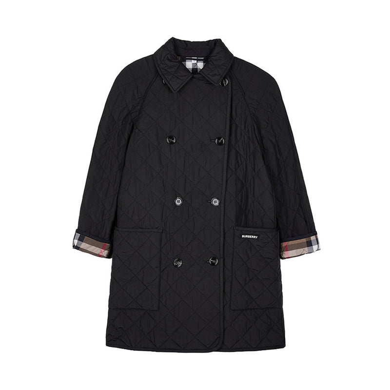 BURBERRY Women’s Tything Quilted Jacket Black