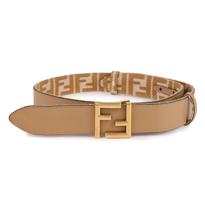 FENDI FF Reversible Leather Belt 8C0686 AUNM F1SNJ