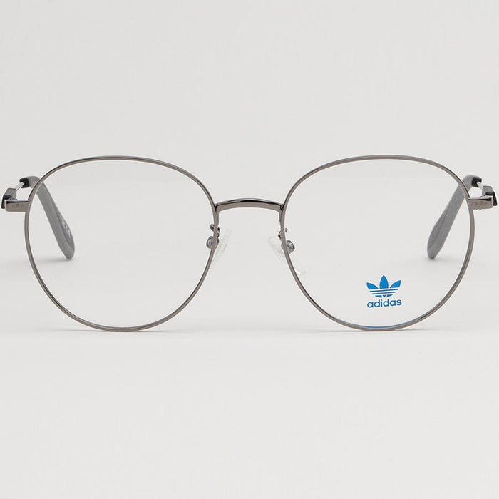 Adidas Silver Round Metal Frame Unisex Eyeglasses OR5033 012