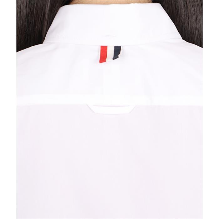 THOM BROWNE Solid Poplin Dress Set White FDS002E