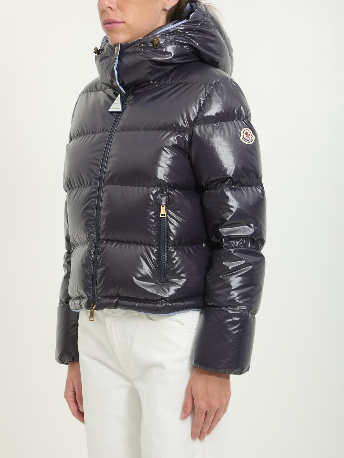 Moncler Navy Down Puffer Jacket Women’s