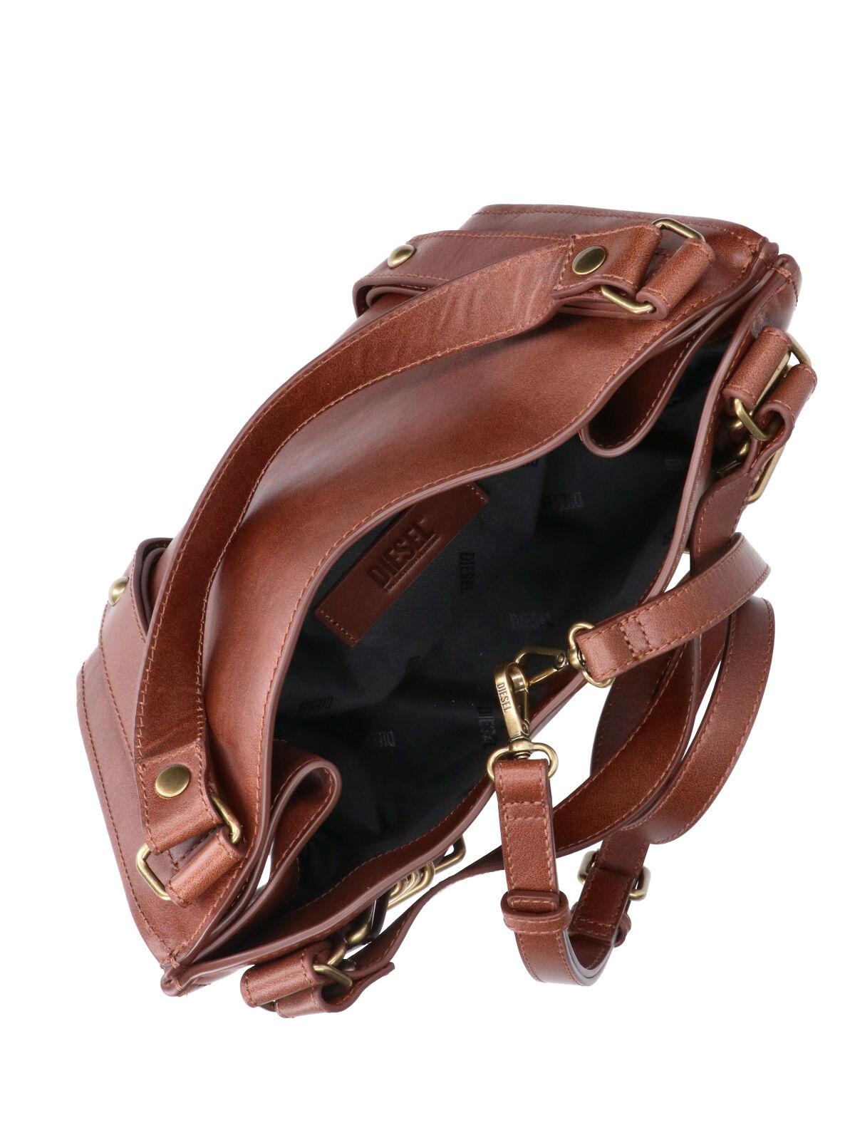 DIESEL Black Leather Shoulder Bag