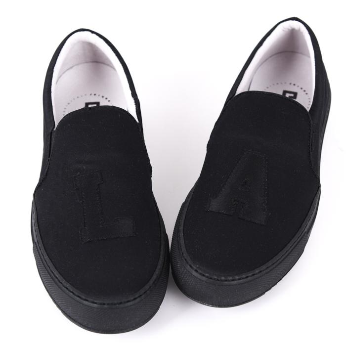Giuseppe Zanotti Black LA Slip-On Sneakers for Men