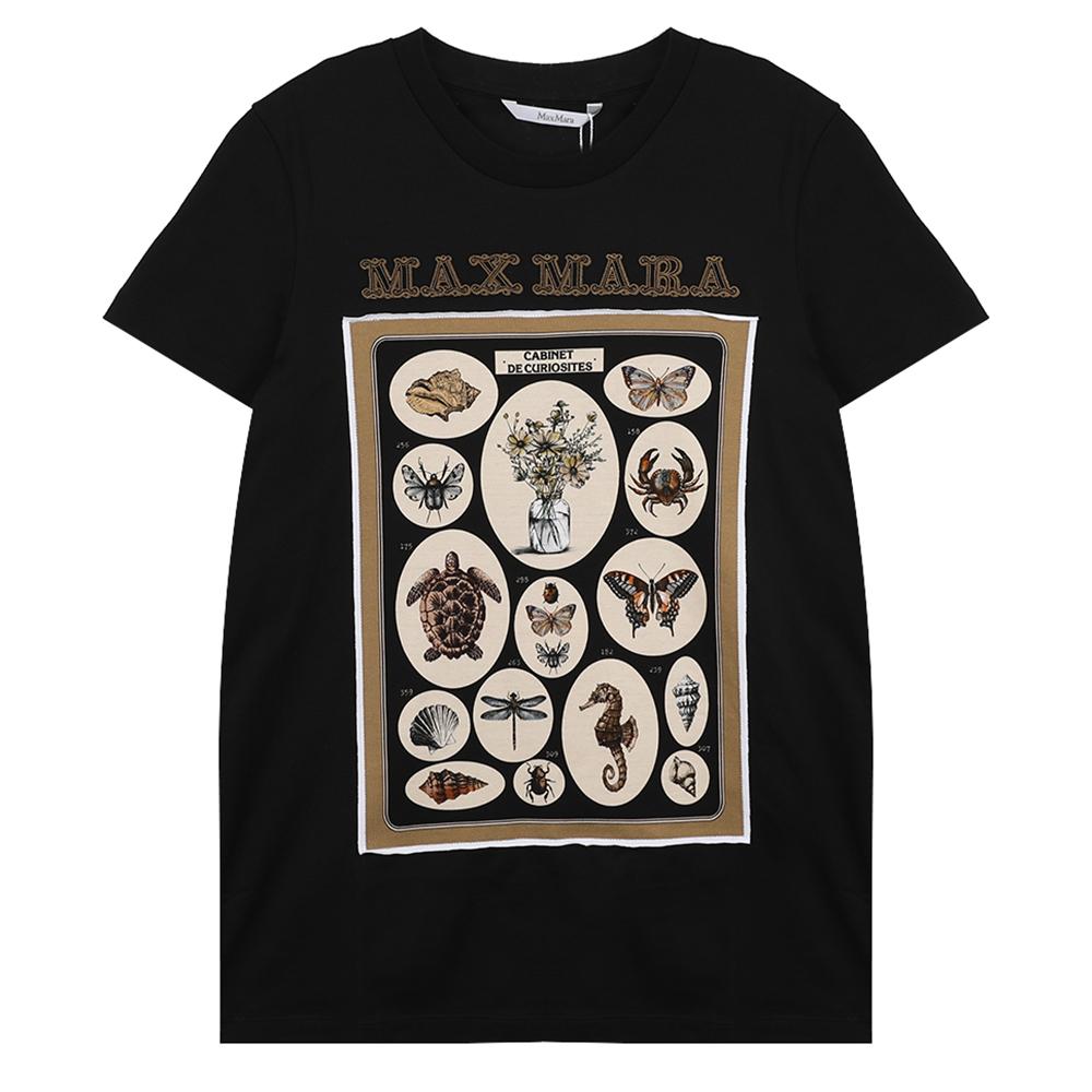 Max Mara Studio Spadino Cotton Short Sleeve T-Shirt MXMSPADINO 018